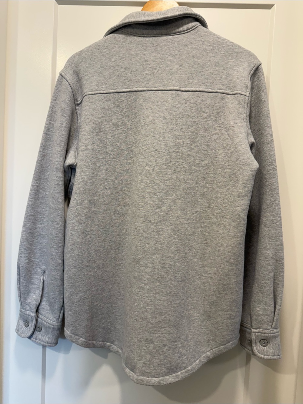 TNA Light Gray Button-Up Shacket - Picture 2 of 4